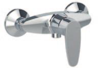 DOCCIA Art. 8621 OUT 1/2" 25 45 50 70 Miscelatore incasso 1 OUT Built-in single lever mixer 1 OUT 01-8621 117 Art.