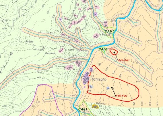 11a Estratto della Carta di sintesi della pericolosità geomorfologica e dell idoneità all utilizzazione urbanistica (TAV 7) Le