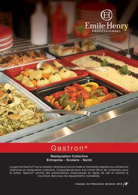 servito. La gamma Brasserie, sviluppata intorno alla casseruola con coperchio, è dedicata al servizio individuale al tavolo.