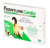 FRONTLINE COMBO Cani 2-10 Kg Spot-on cani. Elimina pulci, zecche e pidocchi masticatori.