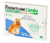 27,71 da 32,60 30,94 da 36,40 FRONTLINE COMBO Cani 10-20 kg Spot-on cani. Elimina pulci, zecche e pidocchi masticatori.