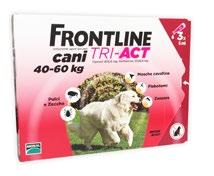 32,30 da 38,00 36,38 da 42,80 FRONTLINE TRI-ACT Cani 20-40 kg Antiparassitario per cani per la protezione contro pulci, zecche, zanzare, mosche