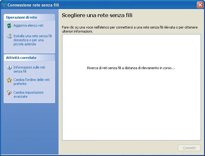 Per visualizzare tutte le reti wireless disponibili, clicca sull icona Connessione rete wireless presente nell area di notifica sulla barra delle applicazioni.