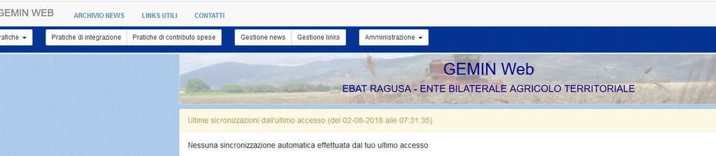 Inserimento istanze contributo spese via web Collegandovi con il portale ragusa.ebanweb.it, noterete che è stato aggiunto un nuovo menù operativo.