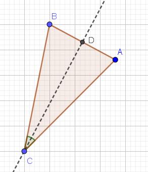 Geometria Dimostrare che, se in un triangolo la bisettrice di un angolo interno è perpendicolare al lato opposto, allora il triangolo è isoscele.