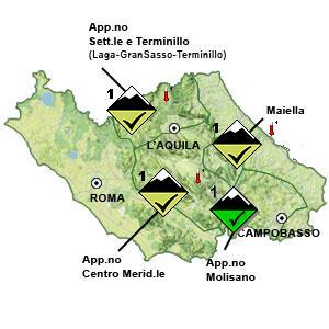 BOLLETTINO VALANGHE - EMESSO ALLE ORE 14:00 del 23/04/2018 a cura del Servizio METEOMONT dell'arma dei CARABINIERI in collaborazione con il Comando Truppe Alpine e il Servizio Meteo dell'aeronautica