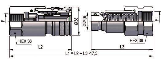 5 82 NPT 1/2" ANSI B1.20.3.2013.012 549 35.2013.013 358 42 83.5 83 BSP 3/4" DIN 3852-2-X.2019.112 510 35.2019.113 326 42 83.5 83 NPT 3/4" ANSI B1.20.3.2019.012 519 35.2019.013 336 42 IG 2 83.