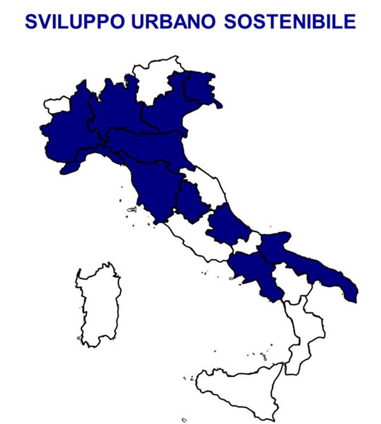 I Fondi europei «un moltiplicatore di opportunità» per lo Sviluppo Urbano Sostenibile La Regione Veneto è una delle 11 Regioni e Province autonome su 21 che hanno previsto un Asse dedicato allo