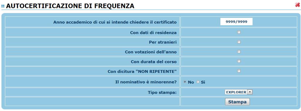 it/bandi-modulistica/tasse-contributi-ed-imposte/ Stampe Per stampare un'autocertificazione o la scheda del piano di studi, scorrere il mouse su "Stampe" e