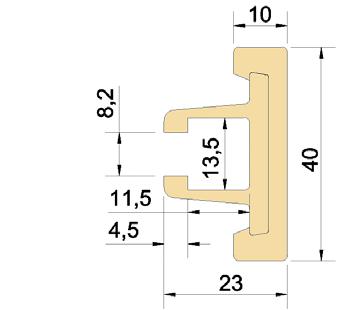 42 Codice 7126 Terminale guida extra H64