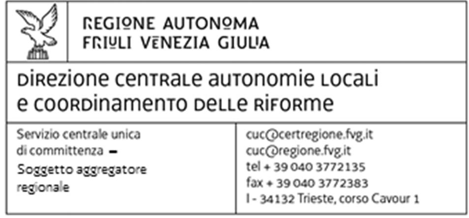 autonoma Friuli Venezia Giulia e degli enti regionali ALLEGATO 5 AL