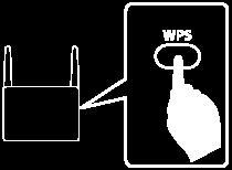 Connessione a Wi-Fi tramite un router Wi-Fi dotato di tasto WPS (Wi-Fi Protected Setup ) Collegare il diffusore a una rete Wi-Fi tramite un router Wi-Fi con tasto WPS (Wi-Fi Protected Setup).