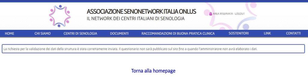 Foto 8 Nella pagina che si aprirà successivamente è necessario mettere la spunta sulla casella in alto a sinistra relativa alla privacy e successivamente cliccare sul tasto "invia questionario"