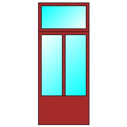 CARATTERISTICHE TERMICHE DEI COMPONENTI FINESTRATI secondo UNI TS 11300-1 - UNI EN ISO 6946 - UNI EN ISO 10077 Descrizione della finestra: Porta Finestra 175x320 Lvs PT Codice: W6 Caratteristiche del