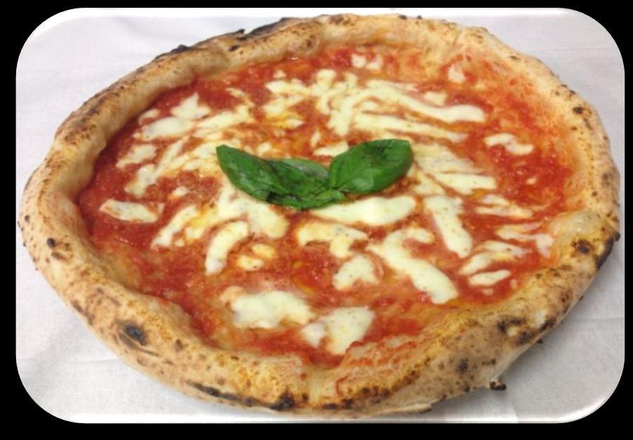 5 Margherita: Pomodoro (125gr), FdL (80gr), condirosso