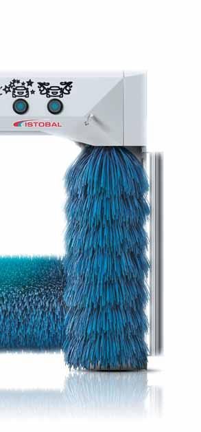 DATI TECNICI M NEX28 Portale di lavaggio e asciugatura composto da 4 spazzole verticali e una spazzola orizzontale controllate mediante trasduttori di potenza.