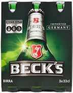 BECK S Birra 3x33 cl PEPSI Cola classica/max