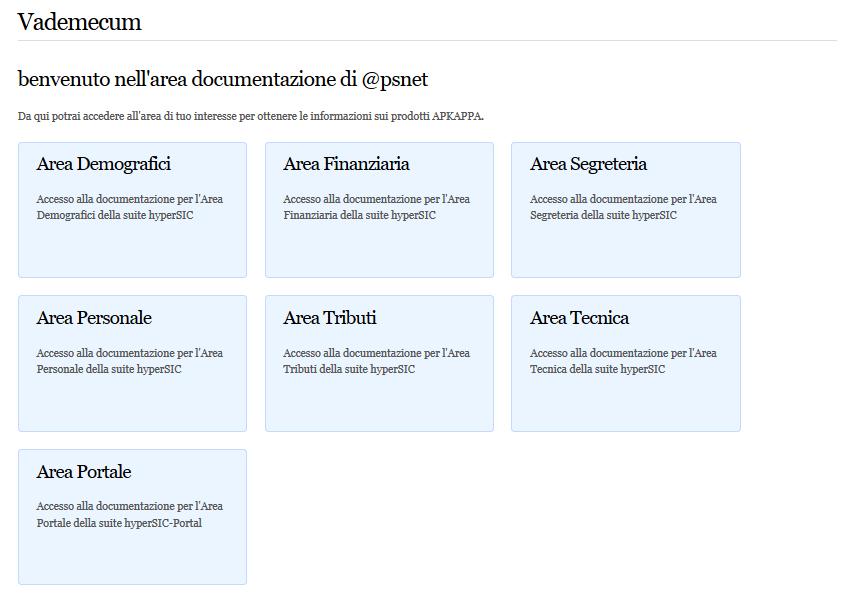 10. Vademecum Vademecum è la funzionalità che permette di accedere alle note operative specifiche di diverse