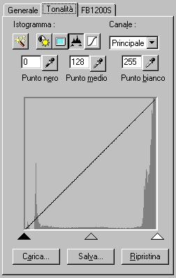 capitolo 6 Che cosa appare a video? Scheda Istogramma Quando si fa clic sul pulsante Istogramma, viene visualizzata la scheda Istogramma.