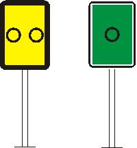 Meeting FREMO: Pagina Meeting FREMO: Pagina Via libera Una luce verde o ala rossa di ª categoria e/o gialla di avviso obliqua verso il basso.