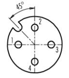 contatto senza potenziale Contatti Tipo di contatto Max. Tensione di commutazione (effettiva) Max. Corrente di commutazione (effettiva) Max.