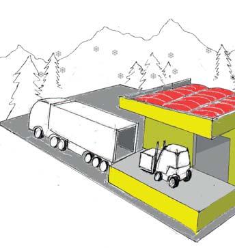 CALCESTRUZZI PER AMBIENTI SPECIALI 3In MONTAGNA e in PIANURA con GELO/DISGELO Ambiente XF CALCESTRUZZO 40 FIBRATO COMPAT ULTRABETON 45 1Al