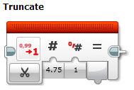 intero inferiore La modalità Truncate consente di