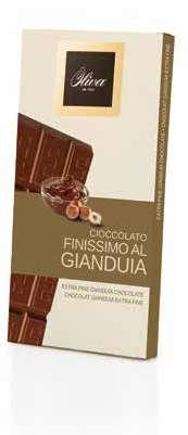 CI/092 TAVOLETTA DI CIOCCOLATO AL GIANDUIA Con 20% nocciole in astuccio Gianduia chocolate bar with