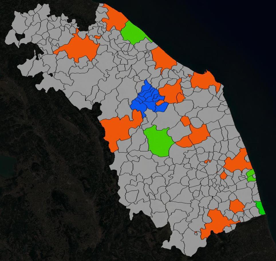 Local Energy Board delle Marche 1) San Severino Marche 2) San Benedetto del Tronto 3) Fano 4) Campofilone 5) Altidona 1) Ancona 2) Appignano 3) Ascoli Piceno 4) Fabriano 5) Fermo 6) Jesi 7) Macerata