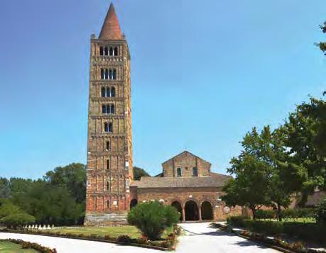 creare un luogo di assoluta spiritualità e di grande cultura monastica. * Possibilità di invertire il percorso partendo con la visita dall Abbazia di Pomposa.