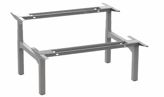 ELS3 Bench Base per tavoli regolabile elettricamente per postazioni di lavoro abbinate Per spazi di lavoro in team offriamo una base per tavoli completa, utilizzabile con piani di lavoro da 1.