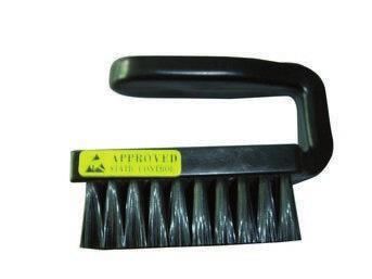 Hairs are injection moulded in handle to increase durability.