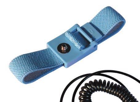 Adjustable elastic wrist bands & coiled cords Adjustable and anallergic wrist strap kit, supplied with coiled cord and different connections. Any single component can be supplied individually.