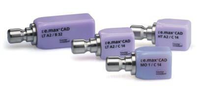 max CAD for KaVo ARCTICA nelle dimensioni C14 (HT, LT, MO, Impulse) e C16 (LT). Oltre ai ricambi è disponibile un IPS e.max CAD for KaVo ARCTICA Basic Kit (per odontoiatri ed odontotecnici). IPS E.