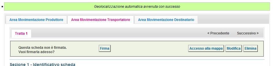 firma; Tasti per l attivazione delle due funzionalità di pianificazione del percorso Premendo il tasto Geolocalizzazione origine e destinazione