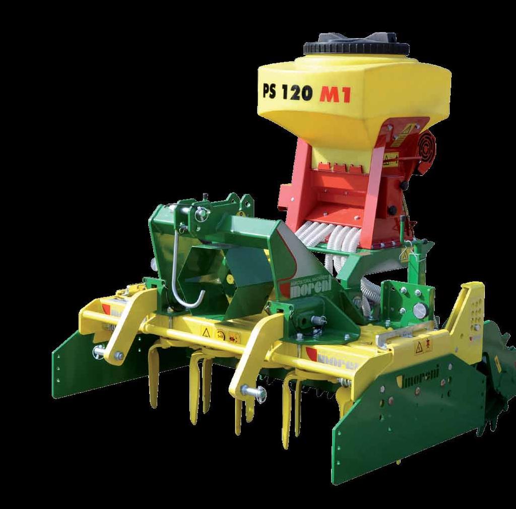 In all Vitis models Moreni s technology has developed a special size power harrow adapted to