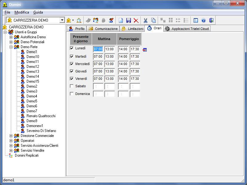 Contenuto del Manuale In questo manuale dell utente sono illustrate tutte le funzionalità della App. Requisiti minimi di sistema TriaTel versione 06.16.XX.