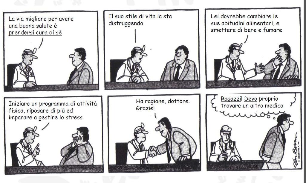 Quali strategie sono vincenti? CONSIDERAZIONI Esiste una evidenza teorica e tecnica per trattare insieme fumo e alcol, alimentazione e attività fisica.