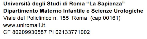 Master di I Livello in Assistenza Infermieristica in Area Pediatrica Livello Durata Delibera del Dipartimento di istituzione del Master Eventuali strutture partner e convenzioni I livello annuale