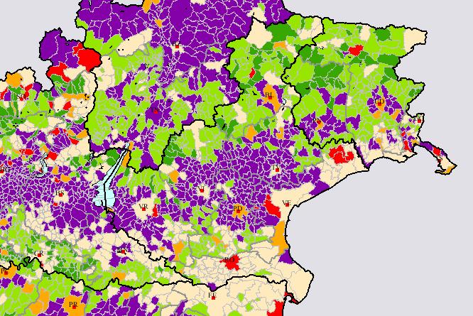 3. LA POPOLAZIONE VERONESE ALLE DATE DEI CENSIMENTI Dal 1871 al 2001, il territorio della Provincia di Verona aumenta costantemente il numero dei propri abitanti fino ad arrivare a superare quota 800