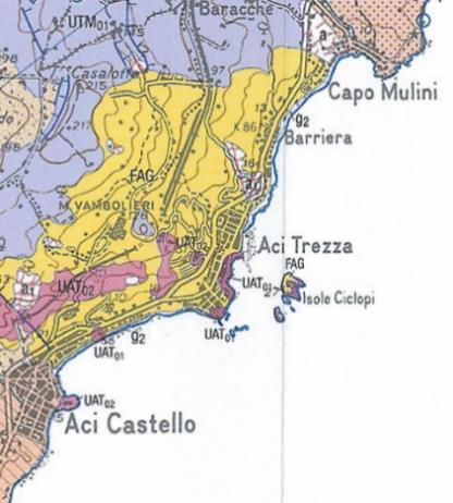 I.C. marino Fondali di Aci Castello Isola Lachea Ciclopi della Rete Natura 2000.