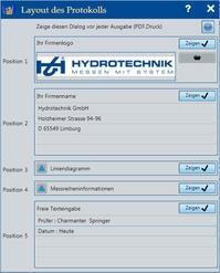 Configurazione del protocollo Hydrocenter con un