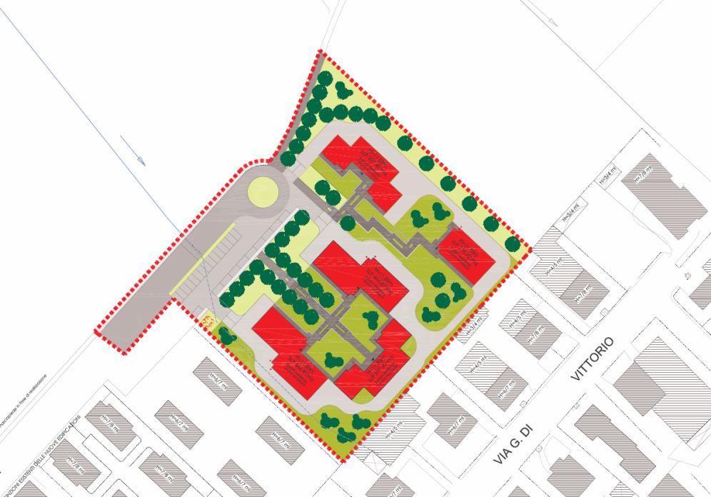 Area 3a - Fondazione Rho Parte Seconda AZIONI DI ACCOMPAGNAMENTO Superf icie comparto:mq 12.957,00 Destinazioni d uso Previste: Residenza: mc 18.