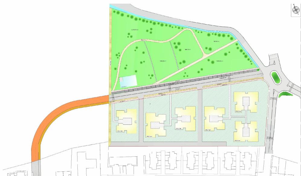 Area 10 - Mecatronic Parte Seconda AZIONI DI ACCOMPAGNAMENTO Superf icie comparto:mq 22.980,00 Destinazioni d uso Previste: Residenza: mc 24.