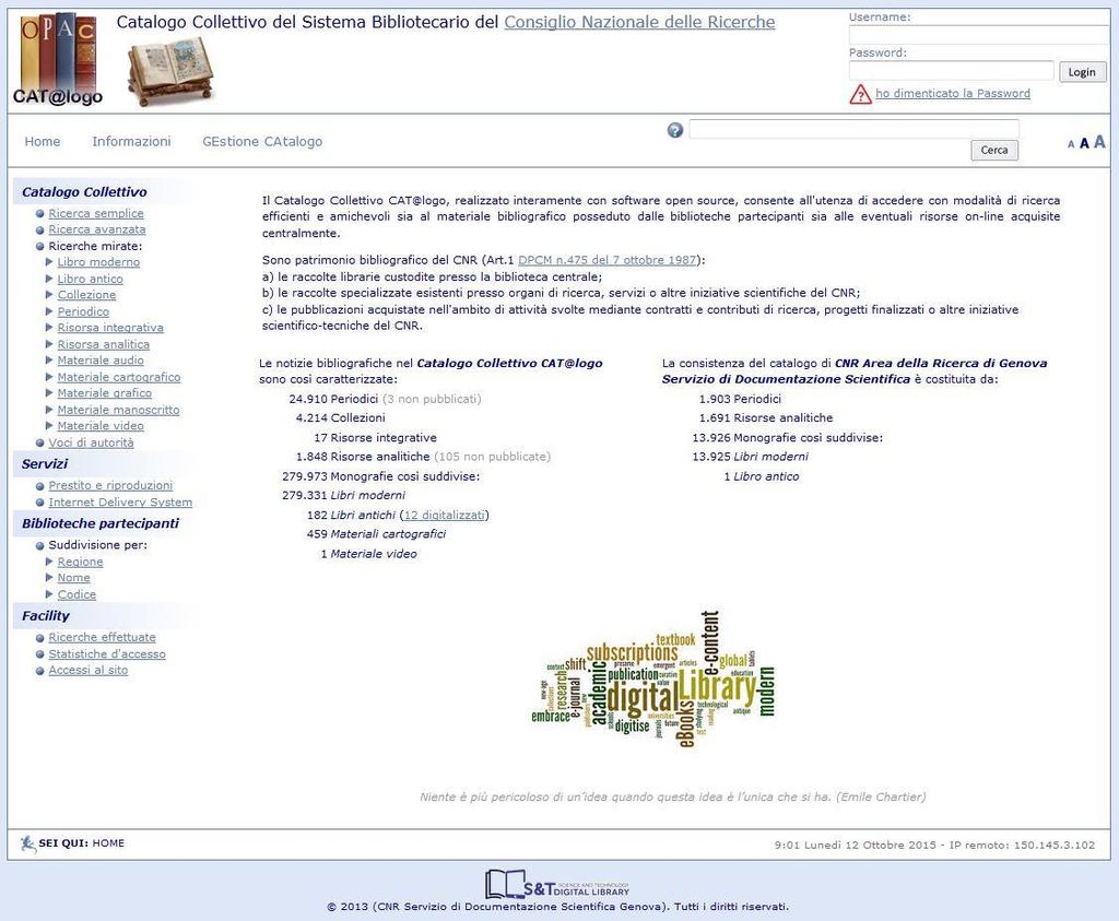 Il WP 4 "Cataloghi e MetaOpac" ha affrontato il tema dell'armonizzazione dei cataloghi mediante la promozione di azioni per la standardizzazione dei dati e dei sistemi di bibliographic and authority