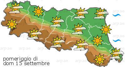 bollettino meteo regionale regional weather forecast Stato del tempo: Nuvolosità alta stratificata, in transito nel corso della giornata, ma con buone condizioni di soleggiamento.