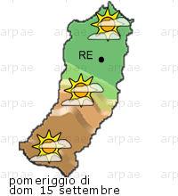 bollettino meteo per la provincia di Reggio-Emilia weather forecast for the Reggio-Emilia province Temp MAX 28 C 22 C Vento Wind 21km/h 22km/h Temp.