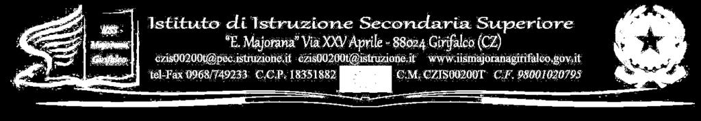 Per la Scuola - Competenze e Ambienti per l apprendimento 2014-2020. Avviso pubblico 2999 del 13 marzo 2017 ORIENTAMENTO FORMATIVO E RI-ORIENTAMENTO - Cod. Progetto 10.1.6A-FSEPON- CL-2018-125 - Autorizzazione del 20 marzo 2018 prot.