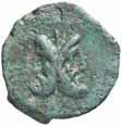 482 C. Vibius C. f C. n. Pansa Caetronianus (48 a.c.) Denario - Testa di Pan a d. - R/ Giove seduto a s. con patera e lancia - B. 18; Cr. 449/1a (AG g.