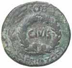 54; Cr. 488/1 (AG g. 2,65) RR - Moneta suberata BB 300 496 Augusto (27 a.c.-14 d.c.) Denario - Busto alato della Vittoria a d. - R/ Nettuno stante a s.